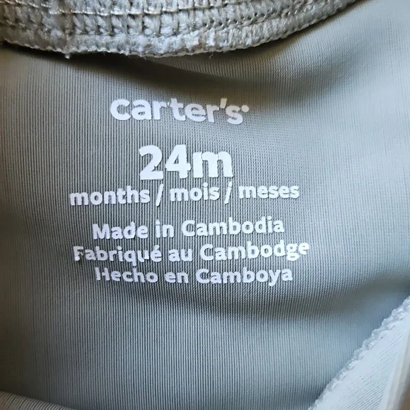 GUC Carter's Ahoy There! Toucan Sailboat Swim Set Rash Guard Size 18-24 Months - Picture 2 of 10